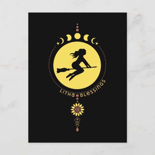 Litha Blessings Briefkaart (Voorkant)