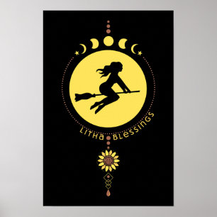 Litha Blessings Poster