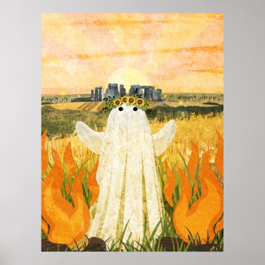 Litha Het Midzomer Spook Poster (Voorkant)