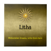  Litha Keramische Tegel Tegeltje (Voorkant)