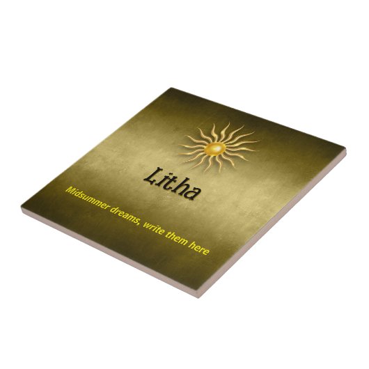  Litha Keramische Tegel Tegeltje (Zijkant)