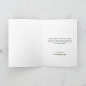 Litha Summer Solstice Floral Honey Bee Sunflower Kaart (Binnen)