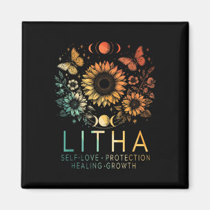 Litha Summer Solstice Midsummer Wheel of the Year Magneet