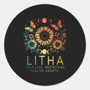 Litha Summer Solstice Midsummer Wheel of the Year Ronde Sticker