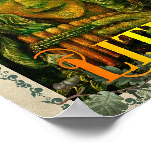 LITHA, SUMMER SOLSTICE WICCAN SABBAT POSTER (Hoek)