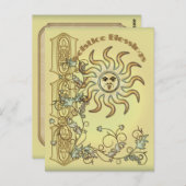 Litha Sun Briefkaart (Voorkant / Achterkant)