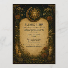 Litha-viering Pagan Botanisch Kaart