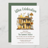 Litha Zomerzonnewende Apothekersplank Kaart (Voorkant / Achterkant)