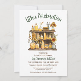 Litha Zomerzonnewende Apothekersplank Kaart