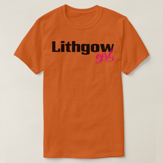 Lithgow meisje t-shirt (Design voorkant)