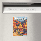 Lithia Park Ashland Oregon Reis Poster Magneet (Insitu (Vaatwasser))