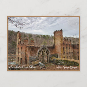 Lithia Springs Sweetwater Georgia Briefkaart GA