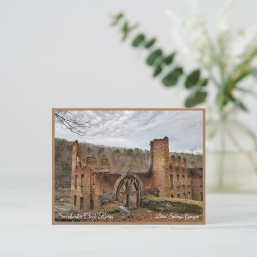 Lithia Springs Sweetwater Georgia Briefkaart GA (Staand voorkant)