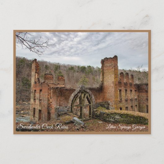 Lithia Springs Sweetwater Georgia Briefkaart GA (Voorkant)