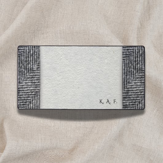 Lithic Record: Personalized Tweed & Blotter Look Bureaumat