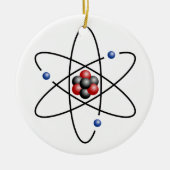 Lithium Atom Chemical Element Li Atomic Number 3 Keramisch Ornament (Voorkant)