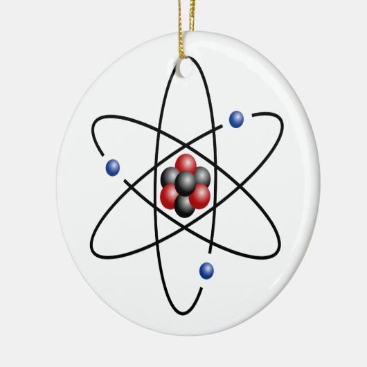 Lithium Atom Chemical Element Li Atomic Number 3 Keramisch Ornament (Links)