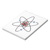 Lithium Atom Chemical Element Li Atomic Number 3 Notitieblok (Linkerzijde)