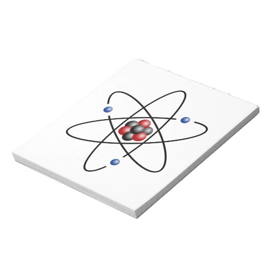 Lithium Atom Chemical Element Li Atomic Number 3 Notitieblok (Linkerzijde)