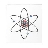 Lithium Atom Chemical Element Li Atomic Number 3 Notitieblok (Voorkant)