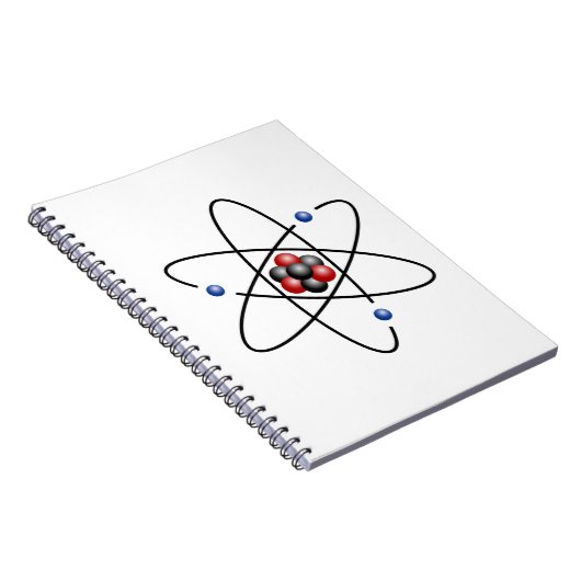 Lithium Atom Chemical Element Li Atomic Number 3 Notitieboek (Rechterzijde)