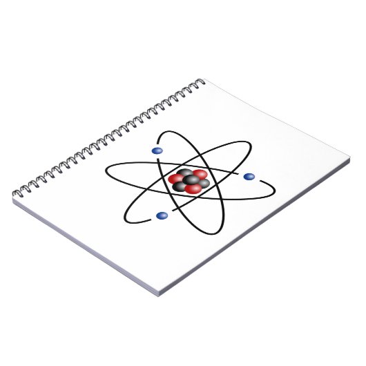 Lithium Atom Chemical Element Li Atomic Number 3 Notitieboek (Linkerzijde)