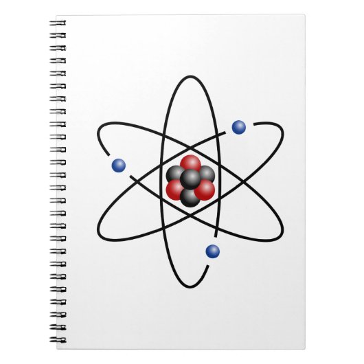 Lithium Atom Chemical Element Li Atomic Number 3 Notitieboek (Voorkant)