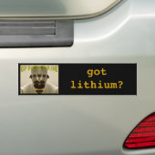 Lithium-Bumpersticker Bumpersticker (Op auto)
