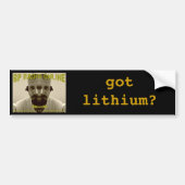 Lithium-Bumpersticker Bumpersticker (Voorkant)