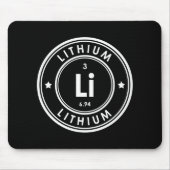 Lithium Element Black Muismat (Voorkant)