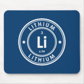 Lithium Element Blue Muismat (Voorkant)