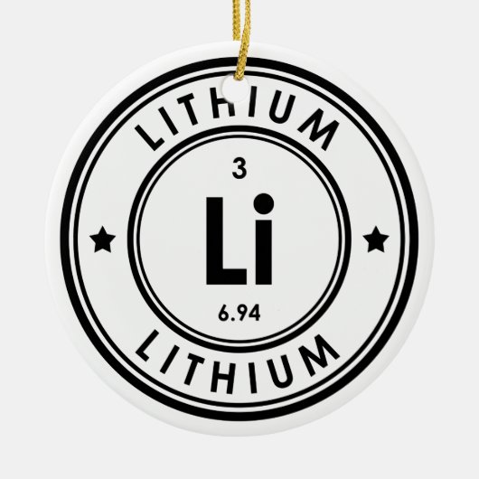 Lithium-element keramische sierelementen keramisch ornament (Voorkant)