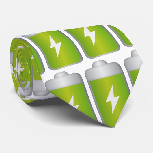 lithium-ion batterijpictogram stropdas (Opgerold)