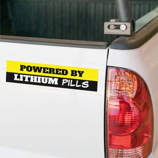 LITHIUMPIJLEN BUMPERSTICKER (Op Truck)