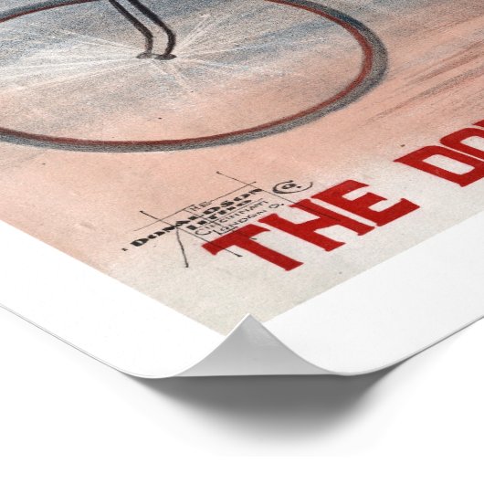  litho-fietsenrace adverteren poster (Hoek)