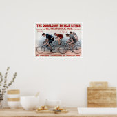  litho-fietsenrace adverteren poster (Keuken)