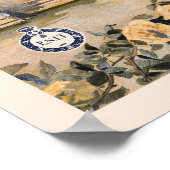  Litho Travel en Sanremo Italië Poster (Hoek)