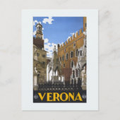  Litho Travel en Verona Italië Briefkaart (Voorkant)
