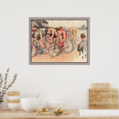 litho-trekring poster (Keuken)