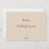  lithograaf voor kerstmis met ijsberen feestdagenkaart (Achterkant)