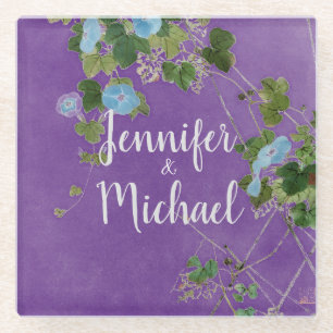 Lithografie Moderne Eenvoudige Calligrafie Naam Bl Glazen Onderzetter