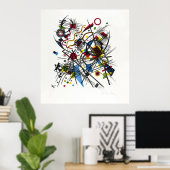 Lithografie van Kandinsky, beeldende kunst Poster (Thuiskantoor)