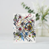 Lithografie voor Vierte Bauhausmappe door Kandinsk Briefkaart (Staand voorkant)