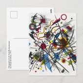 Lithografie voor Vierte Bauhausmappe door Kandinsk Briefkaart (Voorkant / Achterkant)