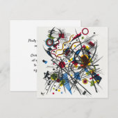 Lithografie voor Vierte Bauhausmappe door Kandinsk Kaart (Voorkant / Achterkant)