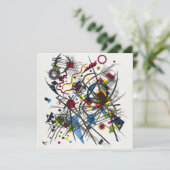 Lithografie voor Vierte Bauhausmappe door Kandinsk Kaart (Staand voorkant)