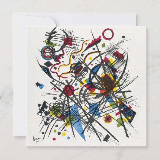 Lithografie voor Vierte Bauhausmappe door Kandinsk Kaart (Voorkant)