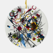 Lithografie voor Vierte Bauhausmappe door Kandinsk Keramisch Ornament (Achterkant)