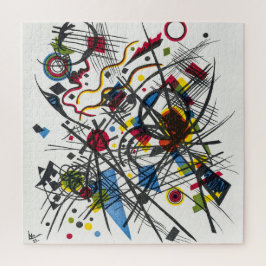 Lithografie voor Vierte Bauhausmappe door Kandinsk Legpuzzel