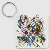 Lithografie voor Vierte Bauhausmappe door Kandinsk Sleutelhanger (Voorkant)